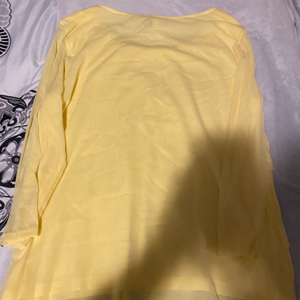 Brand new yellow blouse
